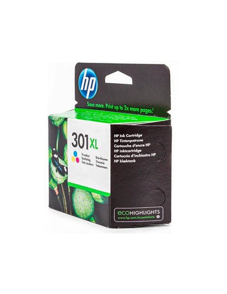 CH564EE CARTUCHO HP Nº 301XL TRICOLOR 330 PG.