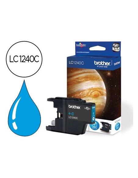 LC-1240CBP CARTUCHO BROTHER CIAN 600 PG.