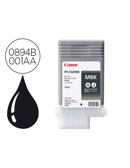 0894B001 CARTUCHO CANON PFI-102MBK NG. MATE 10000 PG.