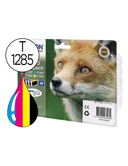 C13T12854012 CARTUCHO EPSON S22/420W/425W T1285 MULTIPACK 175 PG.