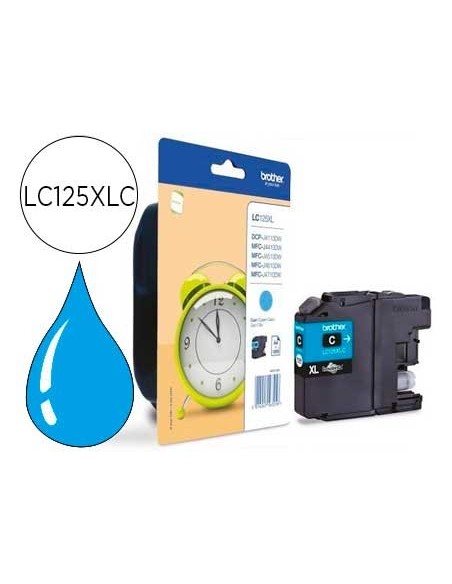 LC-125XLCBP CARTUCHO BROTHER CIAN ALTA CAP. 1200 PG.