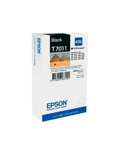 C13T70114010 CARTUCHO EPSON WP4000/WP4500 T7011 XL NG. 3400 PG.