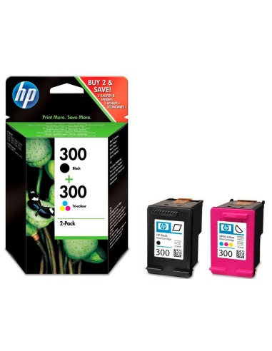 CN637EE CARTUCHO HP Nº 300 MULTIPACK 2UD. 200 PG.