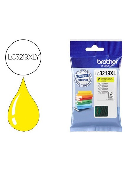 LC-3219XLY CARTUCHO BROTHER AM. 1500 PG.