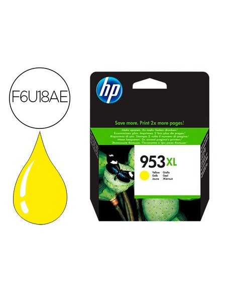 F6U18AE CARTUCHO HP Nº 953XL AM. 1600 PG.