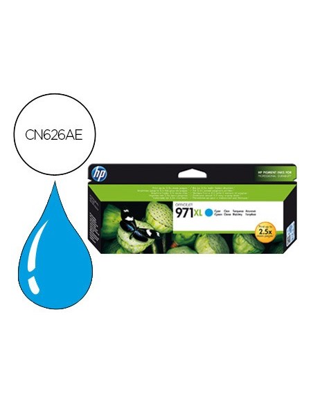 CN626AE CARTUCHO HP Nº 971XL CIAN 6600 PG.