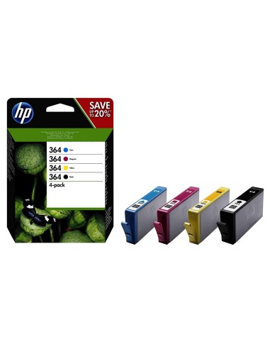 SD534EE CARTUCHO HP Nº 364 MULTIPACK 300 PG.