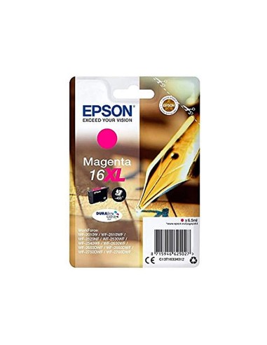 C13T16334010 CARTUCHO EPSON WF2010/2510 16XL MAG. 450 PG.