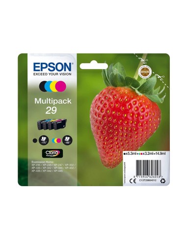 C13T29864010 CARTUCHO EPSON XP435/330 29 MULTIPACK 175 PG.