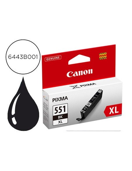 6443B001 CARTUCHO CANON CLI-551XL NG. 950 PG.