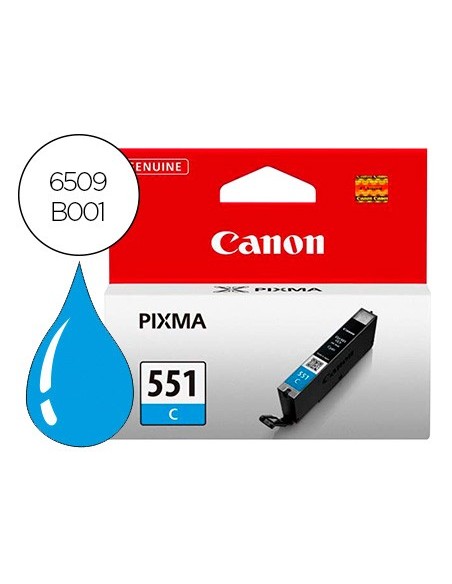 6509B001 CARTUCHO CANON CLI-551 CIAN 332 PG.