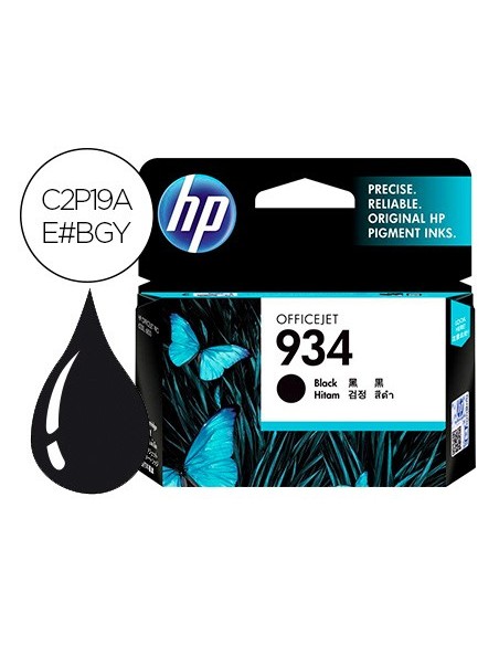 C2P19AE CARTUCHO HP Nº 934 NG. 400 PG.