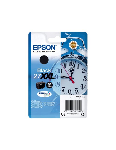 C13T27914012 CARTUCHO EPSON WF-3620/3640 27XXL NG. 2200 PG.