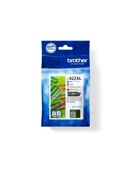 LC-422XLVAL CARTUCHO BROTHER PK.4  MFCJ5340DW (BK/C/M/Y)LARGA DURACIO
