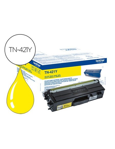 TN-421Y TONER BROTHER AM. 1800 PG.