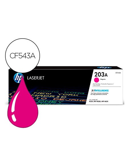 CF543A TONER HP Nº 203A MAG. 1300 PG.