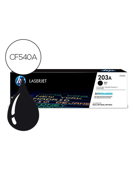 CF540A TONER HP Nº 203A NG. 1400 PG.