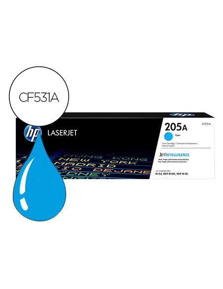 CF531A TONER HP Nº 205A CIAN 900 PG.