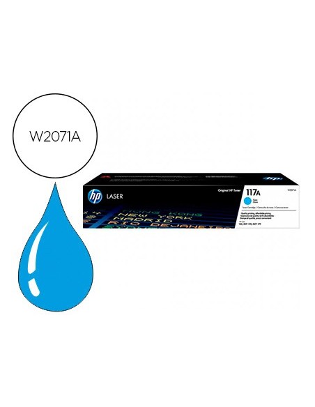 W2071A TONER HP 117A CIAN 700 PG.