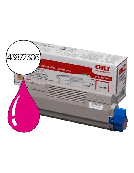 43872306 TONER OKI C5650/C5750 MAG. 2000 PG.