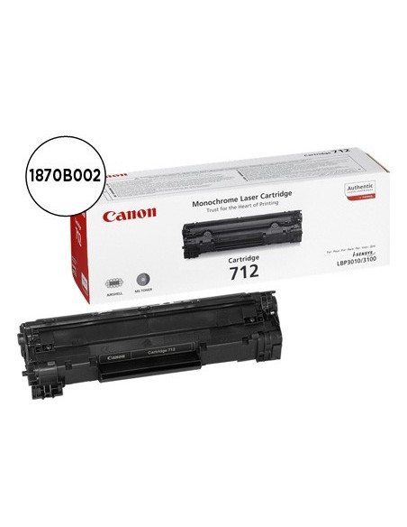 1870B002 TONER CANON CRG712 NG. 1500 PG.