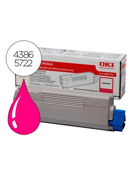 43865722 TONER OKI C5850/C5950 MAG. 6000 PG.