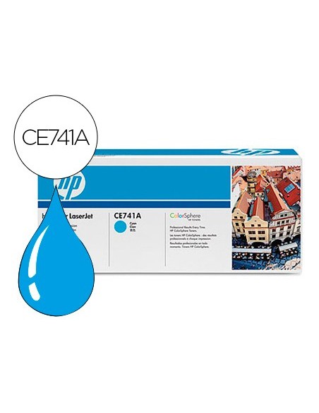 CE741A TONER HP Nº 307A CIAN 7300 PG.