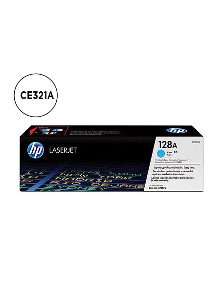 CE321A TONER HP Nº 128A CIAN 1300 PG.