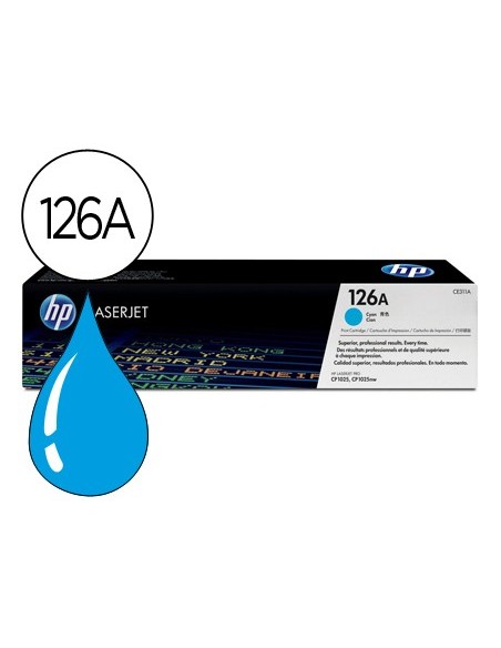 CE311A TONER HP Nº 126A CIAN 1000 PG.