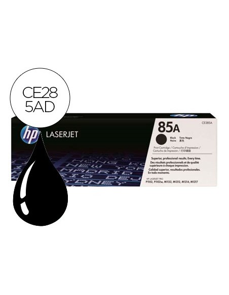 CE285AD TONER HP Nº 85A NG. PK. 2 UD. 1600 PG.