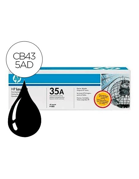 CB435AD TONER HP Nº 35A NG PK. 2 UD. 1500 PG.