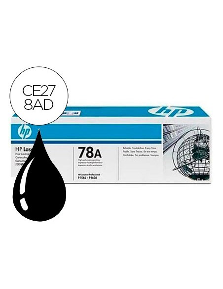 CE278AD TONER HP Nº 78A NG. PK 2 UD. 2100 PG.