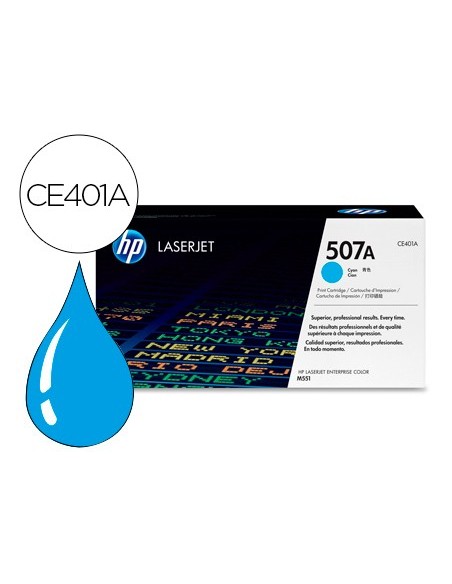 CE401A TONER HP Nº 507A CIAN 6000 PG.