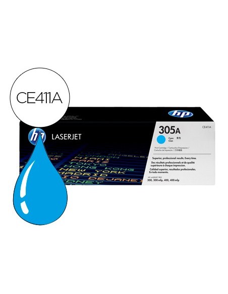 CE411A TONER HP Nº 305A CIAN 2600 PG.