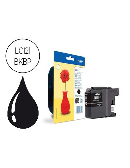 LC-121BKBP CARTUCHO BROTHER NG. 300 PG.