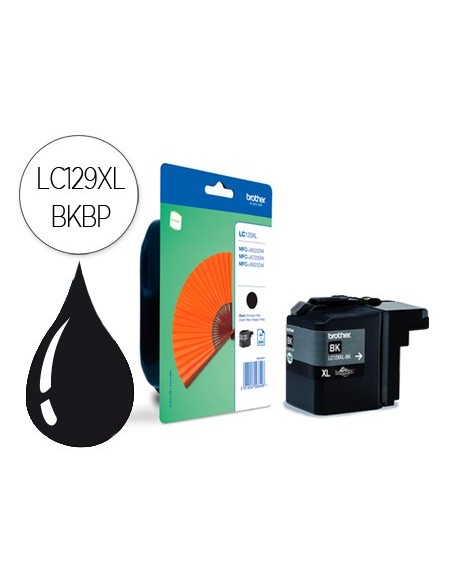 LC-129XLBKBP CARTUCHO BROTHER NG. ALTA CAP. 2400 PG.