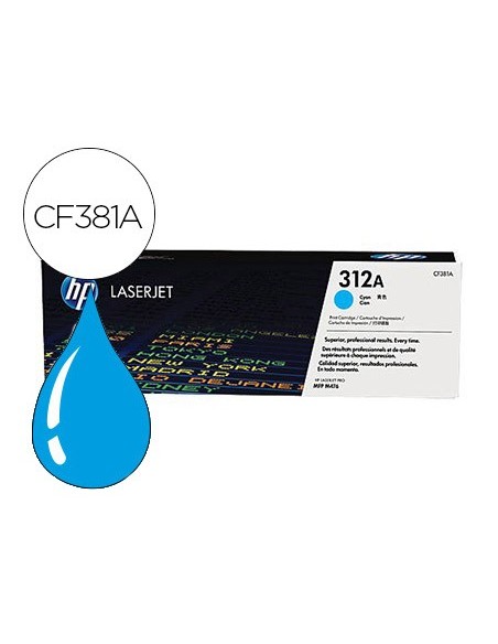 CF381A TONER HP Nº 312A CIAN 2700 PG.