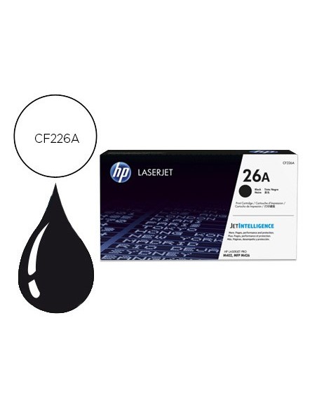 CF226A TONER HP Nº 26A NG. 3100 PG.