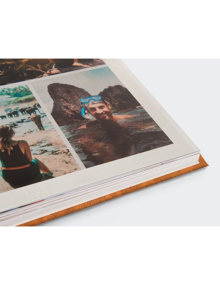 ALBUM FOTOS LIDERPAPELAN.SERIE CLASSIC 20H. AUTOADHESIVAS MARRON