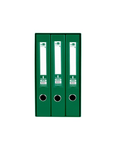 MODULO 3 ARCHIVADORES PAL. LIDERPAPEL FL FORRADO RADO LOMO 60MM VE.