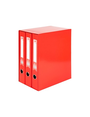 MODULO 3 ARCHIVADORES PAL. LIDERPAPEL FL FORRADO RADO LOMO 60MM RJ.