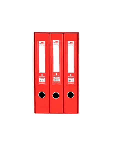 MODULO 3 ARCHIVADORES PAL. LIDERPAPEL FL FORRADO RADO LOMO 60MM RJ.