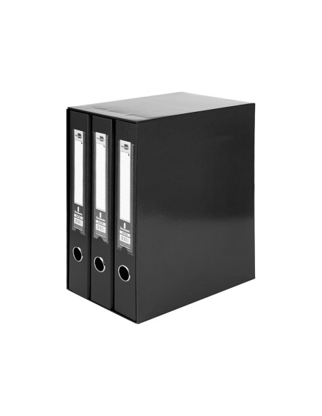 MODULO 3 ARCHIVADORES PAL. LIDERPAPEL FL FORRADO RADO LOMO 60MM NG.