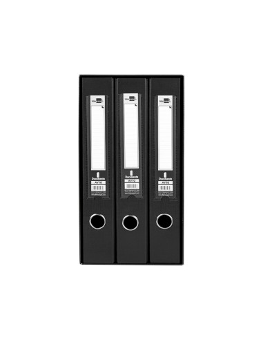 MODULO 3 ARCHIVADORES PAL. LIDERPAPEL FL FORRADO RADO LOMO 60MM NG.