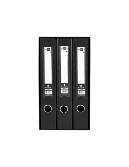 MODULO 3 ARCHIVADORES PAL. LIDERPAPEL FL FORRADO RADO LOMO 60MM NG.