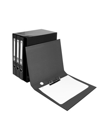 MODULO 4 ARCHIVADORES  PAL. LIDERPAPEL FL FORRADO RADO LOMO 40MM NG.