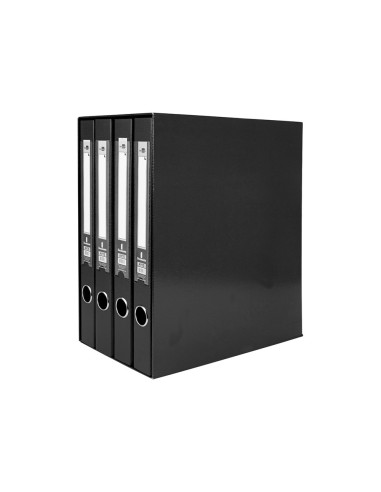 MODULO 4 ARCHIVADORES  PAL. LIDERPAPEL FL FORRADO RADO LOMO 40MM NG.