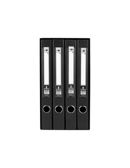 MODULO 4 ARCHIVADORES  PAL. LIDERPAPEL FL FORRADO RADO LOMO 40MM NG.