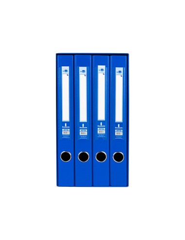 MODULO 4 ARCHIVADORES  PAL. LIDERPAPEL FL FORRADO RADO LOMO 40MM AZ.