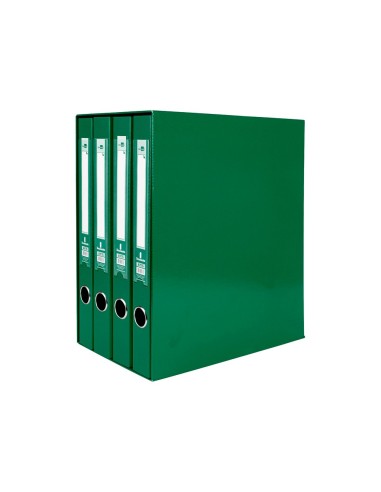 MODULO 4 ARCHIVADORES  PAL. LIDERPAPEL FL FORRADO RADO LOMO 40MM VE.
